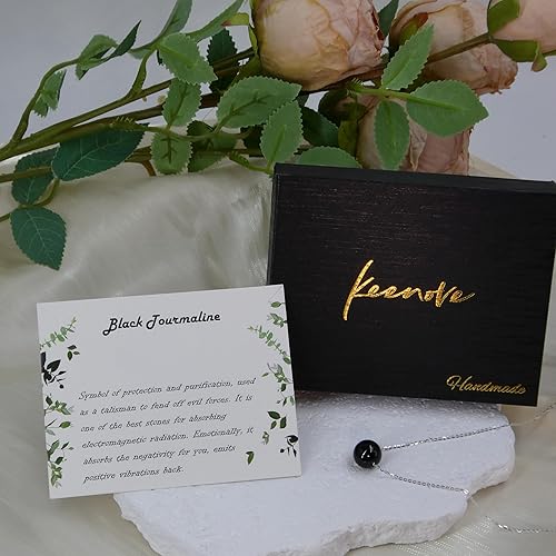 Miniatura 96 de Real Crystal Pendant Necklace Jewelry 925 Sterling Silver Chain Necklace for Women Dainty Birthstone Jewelry Necklace for Women Healing Chakra