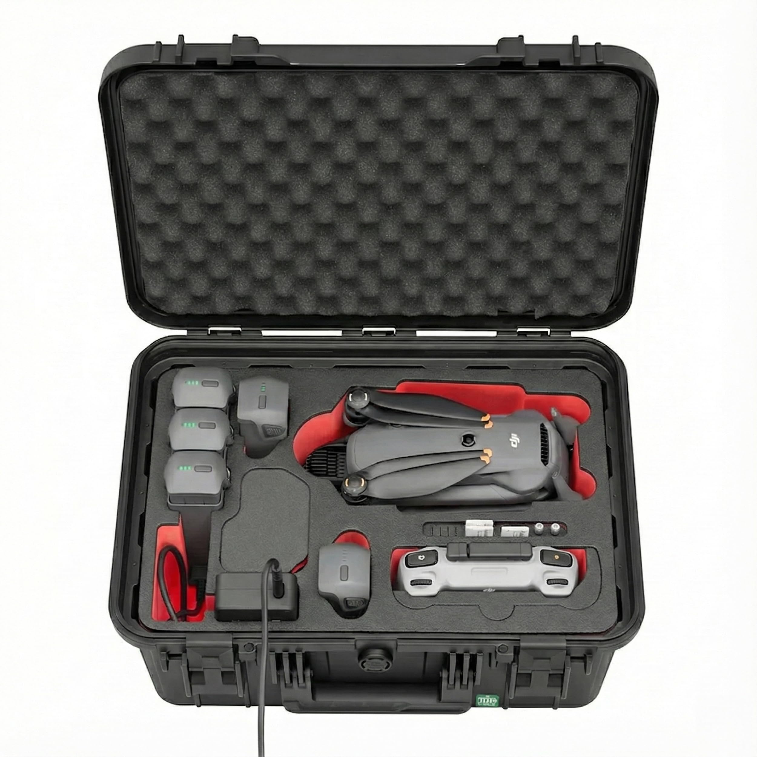 TOMcase Drohnenkoffer „Travel Edition” für DJI Mavic 4 Pro, Fly More/Creator Combo, mit RC2/RC Pro 2 – Hardcase, wasserdichter ECO Schutzkoffer – Made in Germany