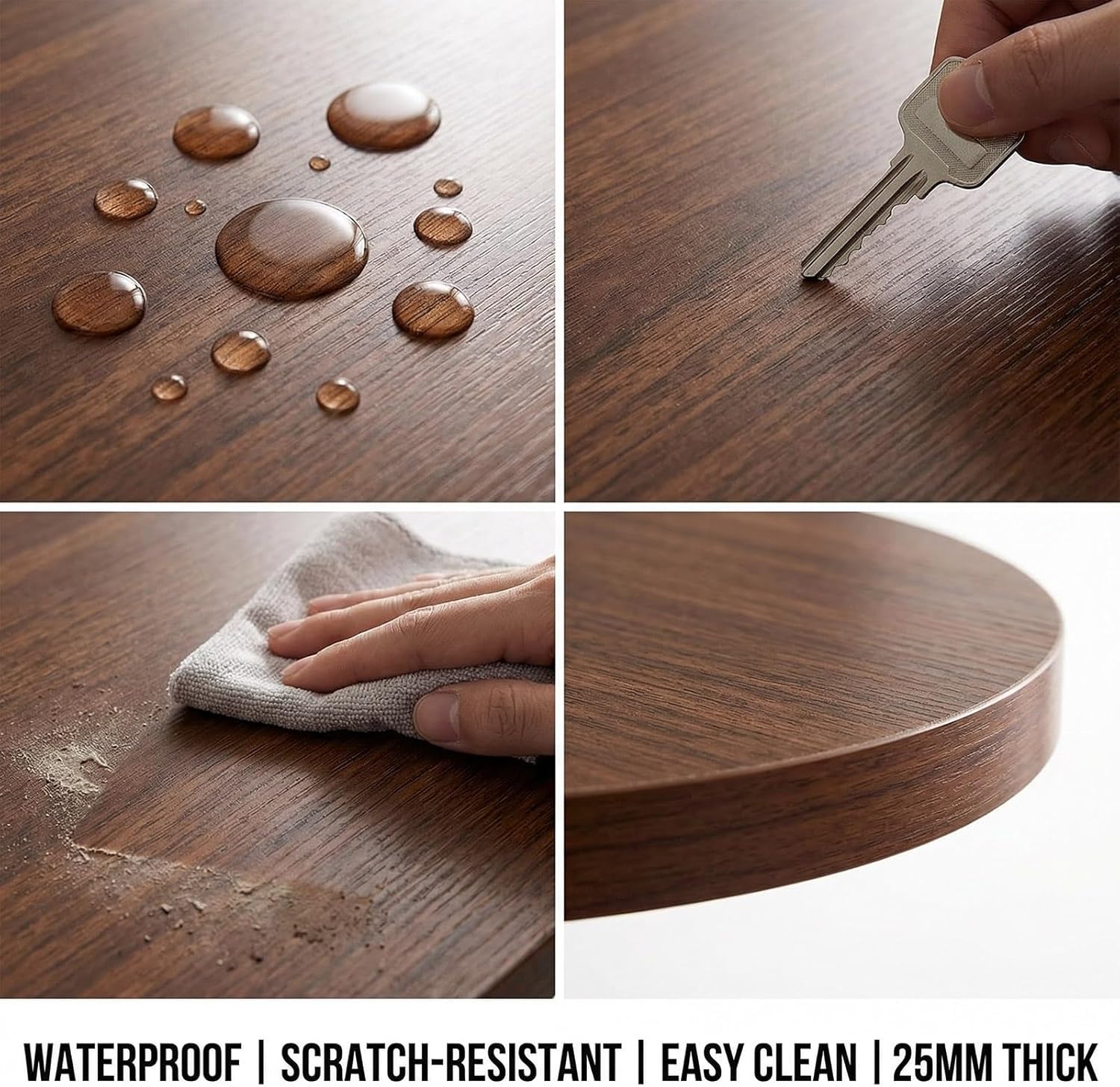 Kitchen Breakfast Bar,Bar Table,Breakfast Bar Table with Footrest and Adjustable Footpads,Metal Frame Pub Coffee Desk,Compact Design for Home Kitchen Breakfast Dining,Pub