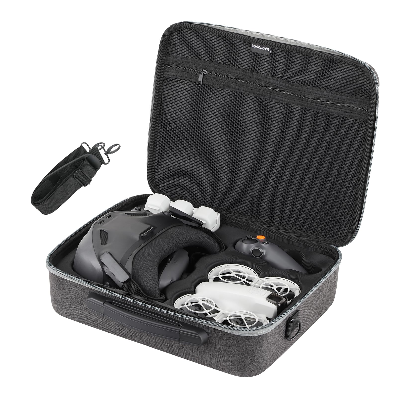 Étui De Transport Rigide étanche Pour DJI Neo Motion Fly More Combo, Peut Stocker Un Drone Neo, DJI RC Motion 3, Lunettes N3, Hub De Chargement De Batterie Et 6 Batteries, Etc