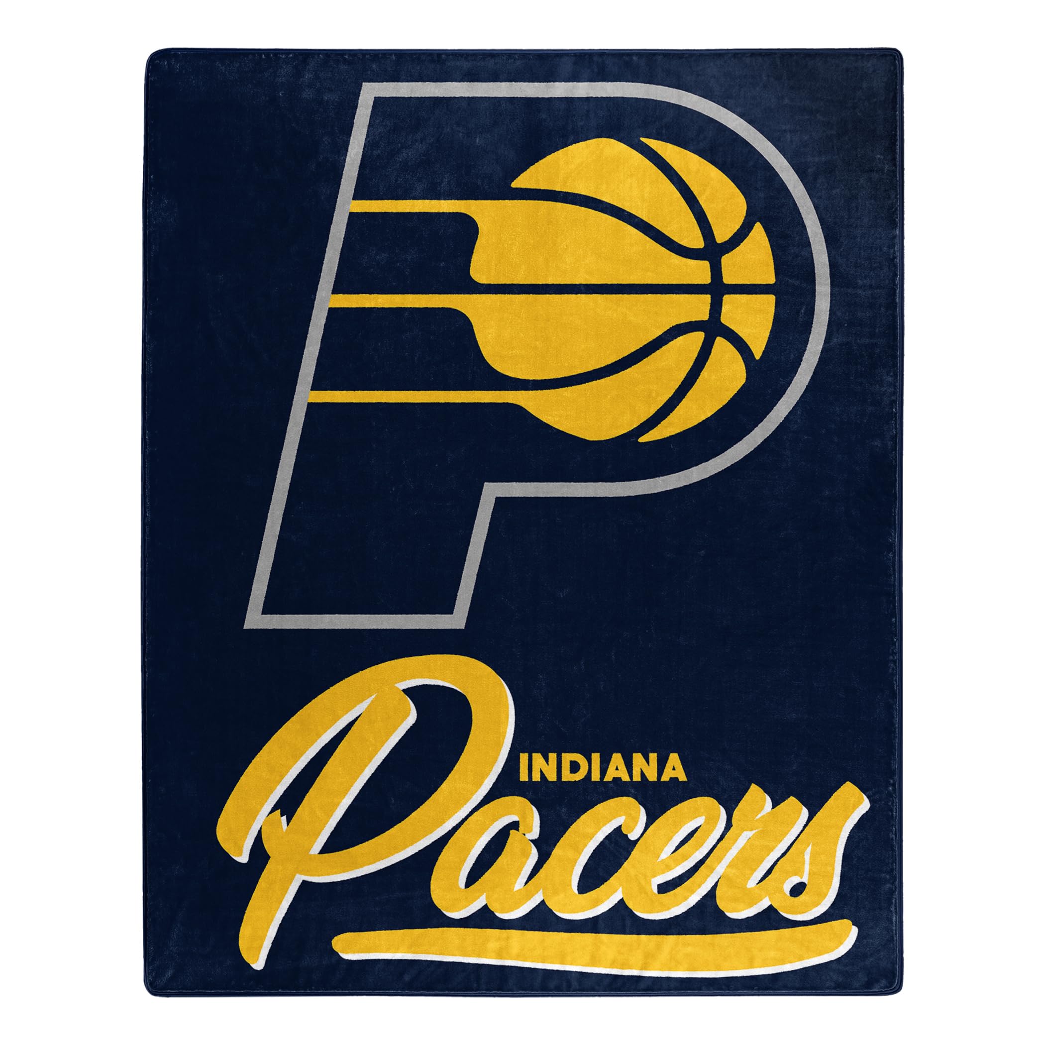 Northwest NBA Indiana Pacers Raschel Throw Blanket, 50" x 60", Signature