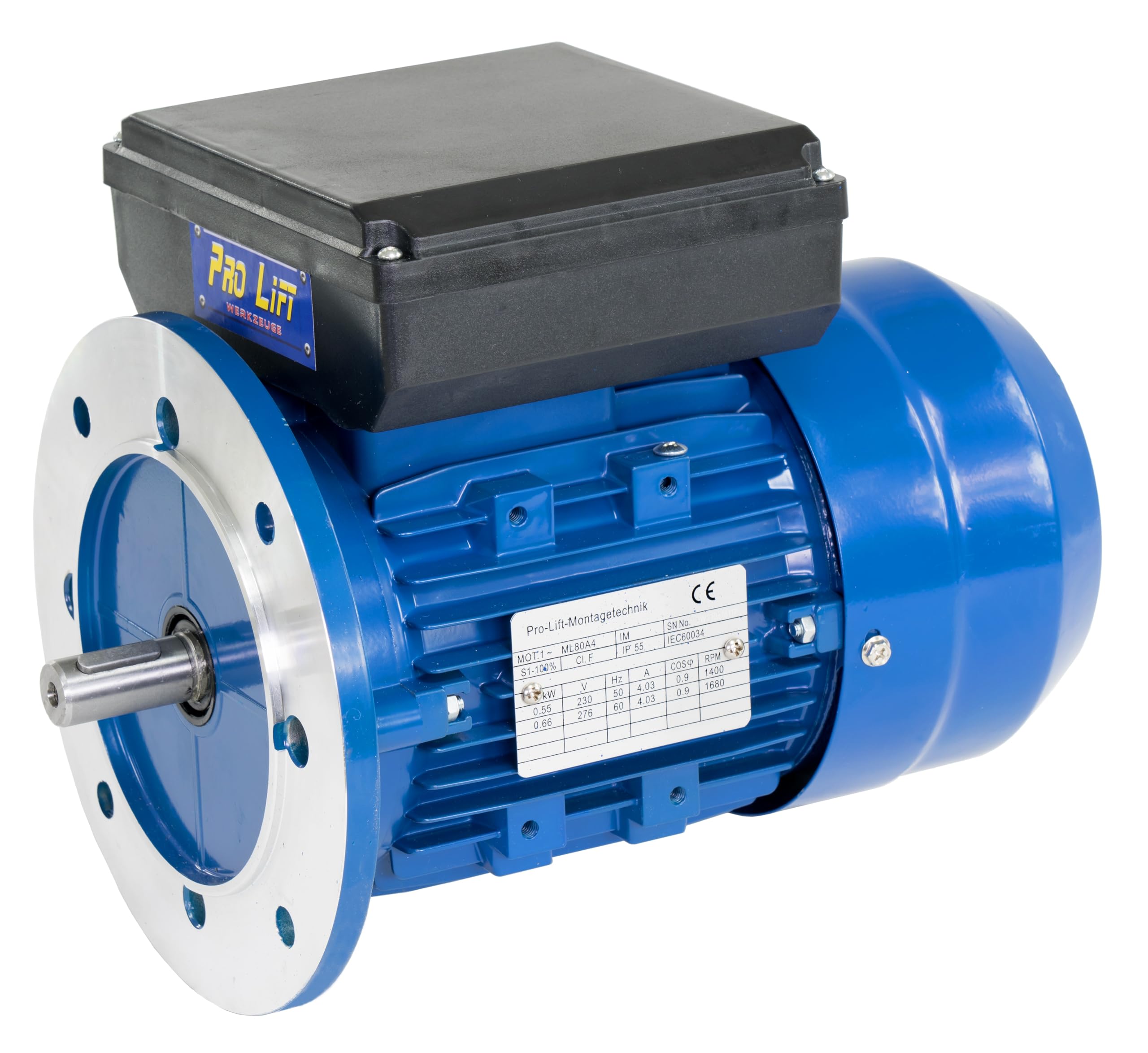 Motor eléctrico 1,1 kW con brida B5 modelo 230 V con velocidad de rotación 1410 rpm motor industrial