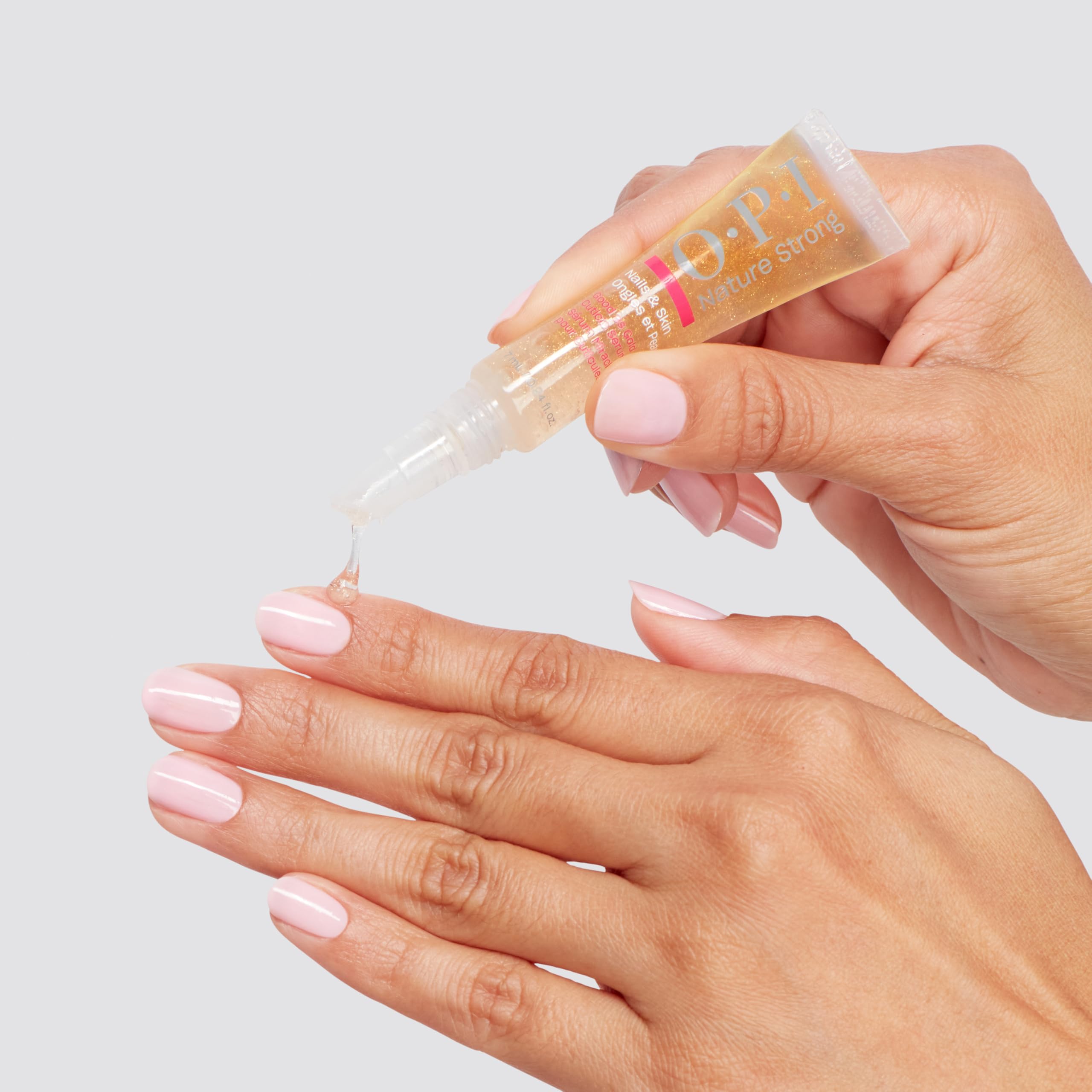OPI Nature Strong Skincare Good as Gold Cuticle Serum - Natural Origin Formula Nail Conditioner, 7 ml (Pack of 1) - Image 3