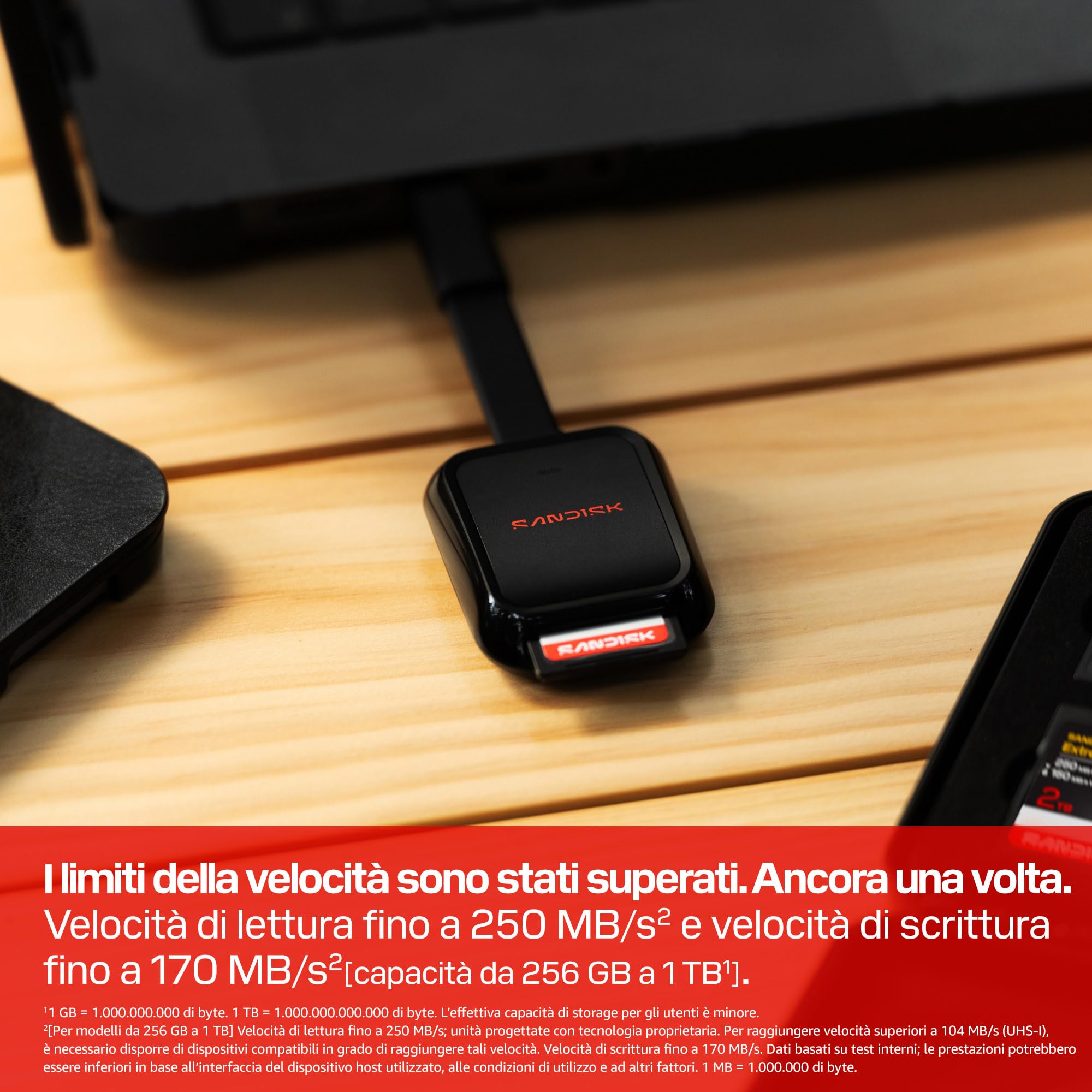 SANDISK Extreme PRO Scheda SD UHS-I da 512 GB (fino a 250 MB/s velocità di lettura e fino a 170 MB/s velocità di scrittura, video in 4K UHD, U3, V30) Memory Zone App