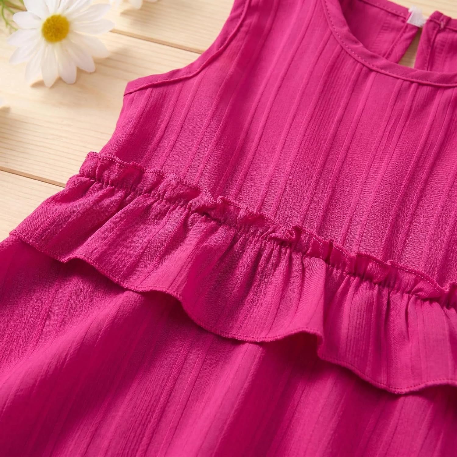 Girls Summer Outfit Set Sleeveless Top and Shorts 2 Piece Clothing Cute Casual Soft Lightweight