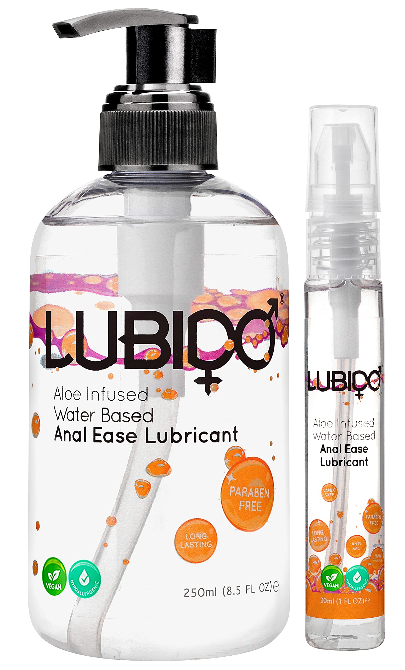 Lubido Aloe Infused Anal pyn do usuwania u  250 ml i 30 ml oferta  smarowania : Amazon.pl: Zdrowie i gospodarstwo domowe