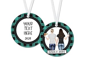 Personalized Teal Best Friends Ornament