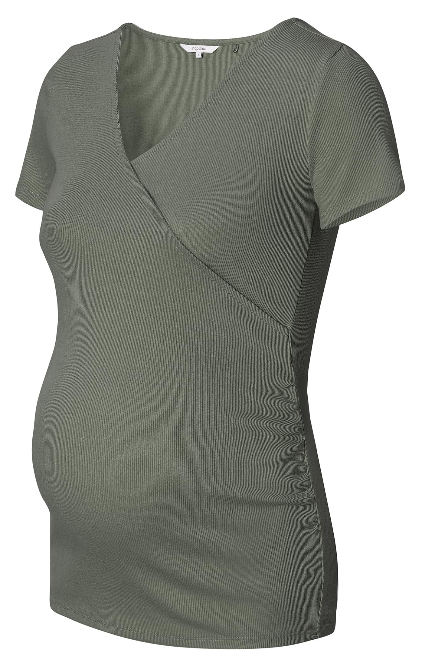 Noppies Sanson Nursing Rib Top SS Camiseta para Mujer