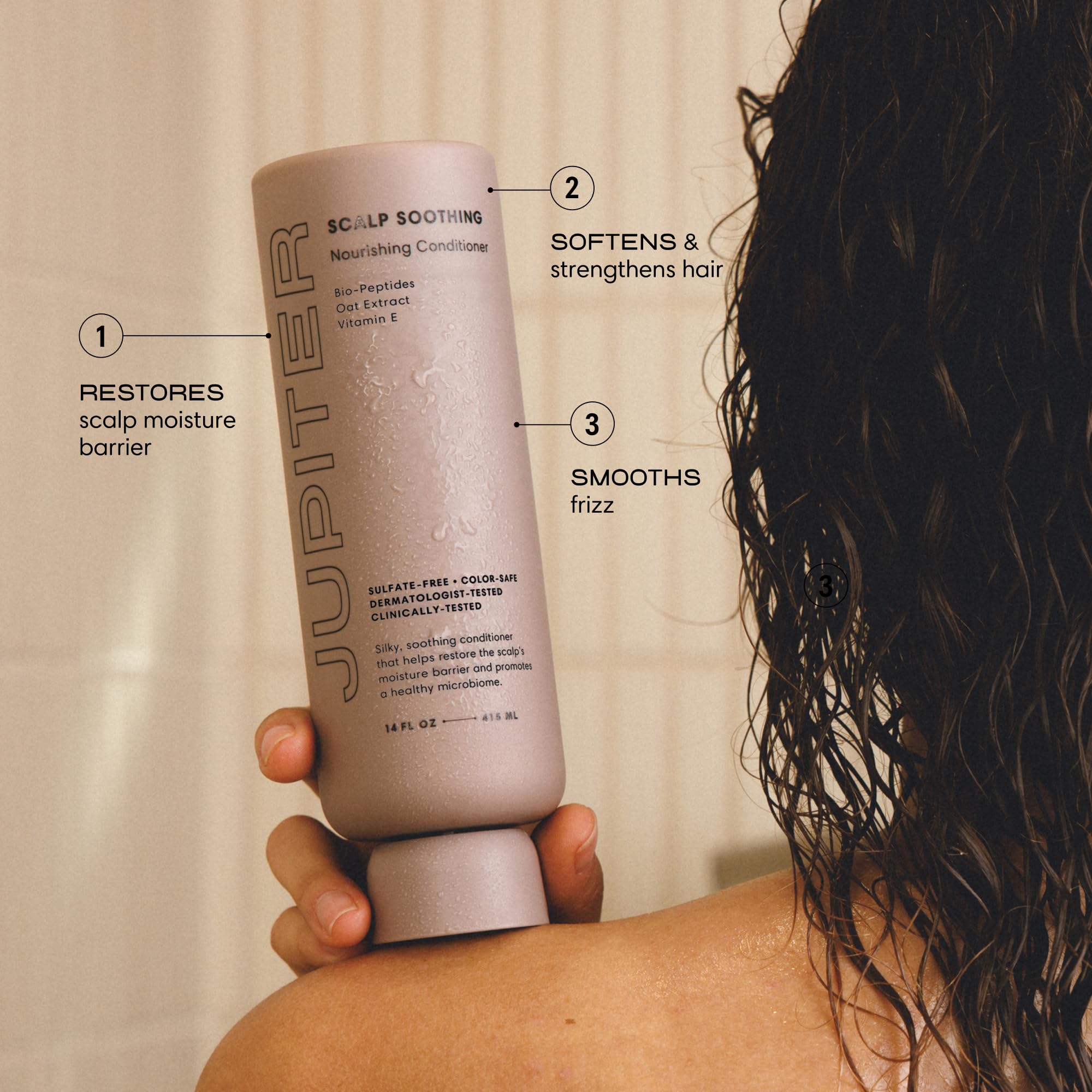 Jupiter Nourishing Conditioner for Scalp Hydration and Softer Hair