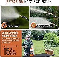 Vista 4 de Pulverizador alimentado por batería PetraTools de 1 galón - HD1000-S - Pulverizador eléctrico de servicio pesado para control de malezas/plagas