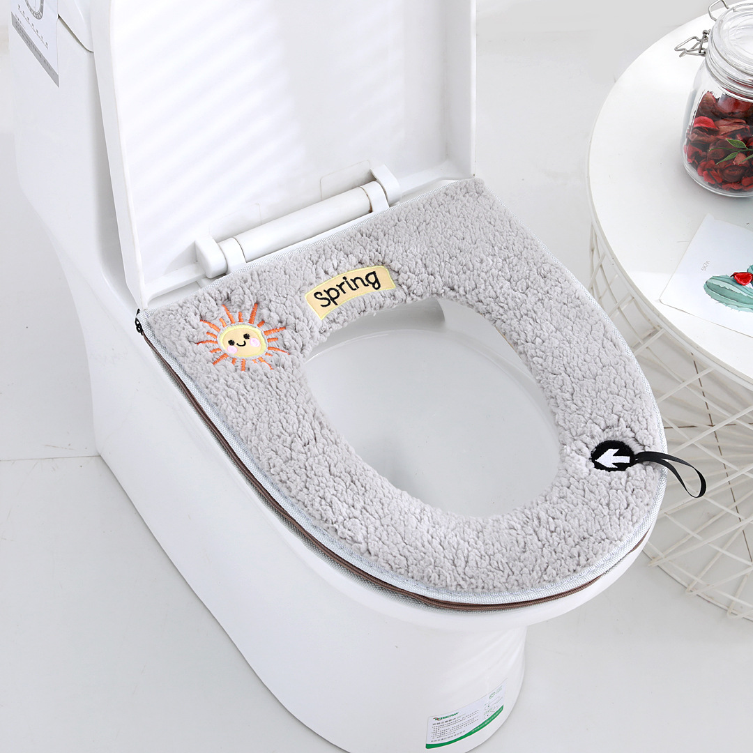 Coprisedile WC Universali - 2 Pezzi, Morbidi, Elasticizzati, Caldi - Per Water Rotondi, U E Rettangolari - Foto 2