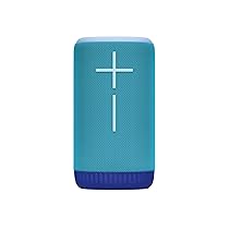 Ultimate Ears EVERBOOM Altoparlante Bluetooth wireless portatile, bassi ottimali, audio a 360 gradi, IP67 impermeabile e galleggiante, fino a 20 ore di durata della batteria- Blu