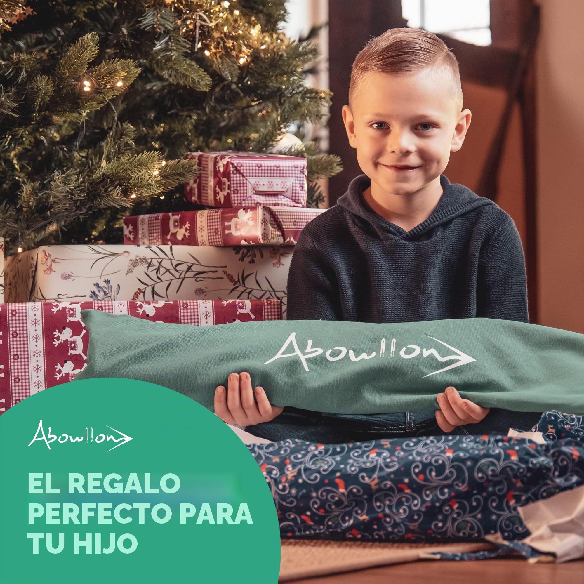 Set de Arco y Flechas de Madera con 12 Flechas, Carcaj, Bolsa de Almacenamiento & 4 Dianas | Arco para Principiantes, Equipamiento Deportivo al Aire Libre para Jóvenes