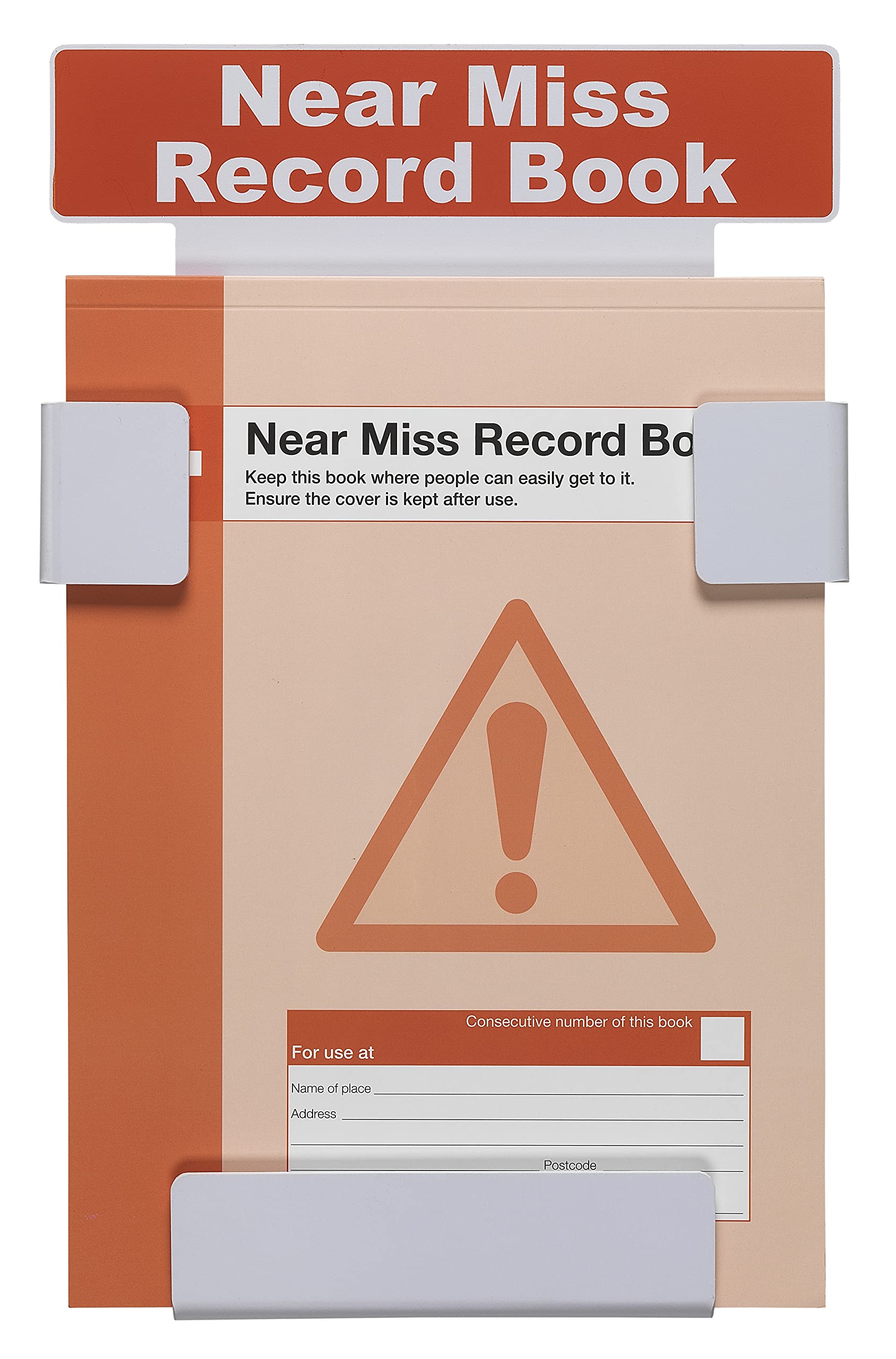 Safety First Aid Near Miss Record Book Station with Near Miss Book (A4