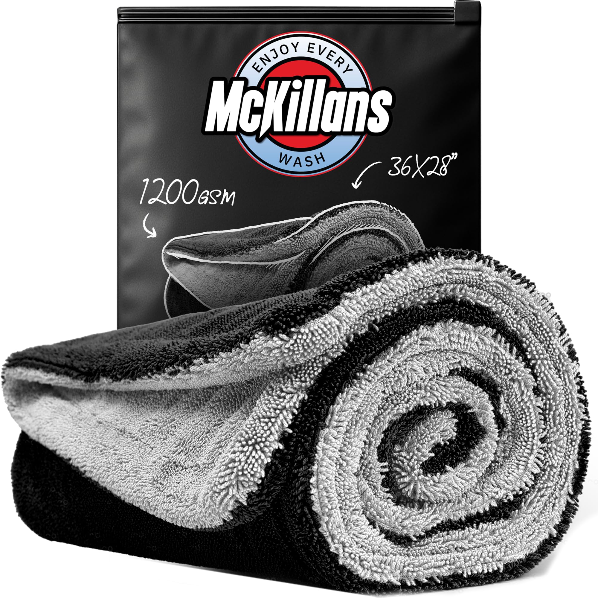 Kadu EX W2 クレンジング Amazon.com: McKillans® Extra Large Dual-Color Car Drying Towel XL