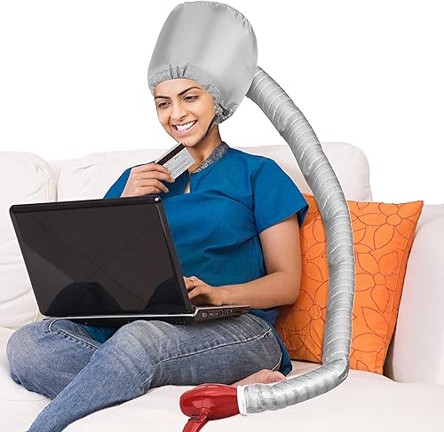 Miniatura 7 de Accesorio portátil para secador de pelo para peinado, color de cabello, condición del cabello y más - plateado