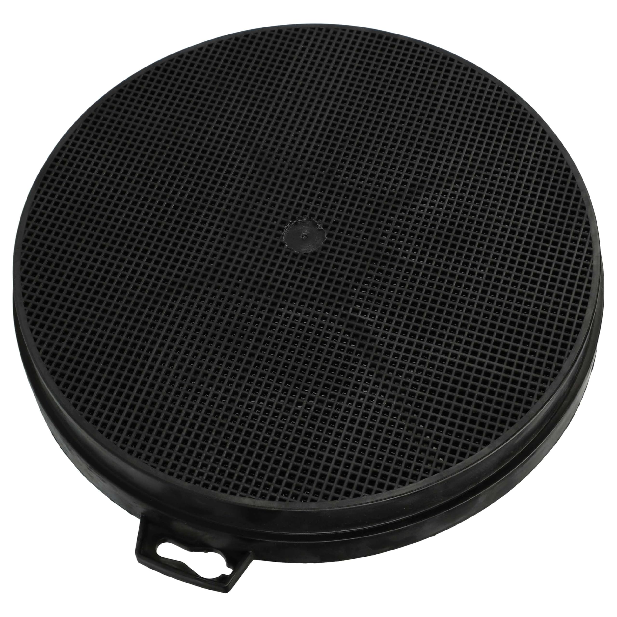 vhbw 10x filtro de carbón activado compatible con Baumatik TON6.1, STD6SS, STD6CSS, STD62, STD61W, STD61SS, STD61B, STD6.2 campanas cocina - 21 cm