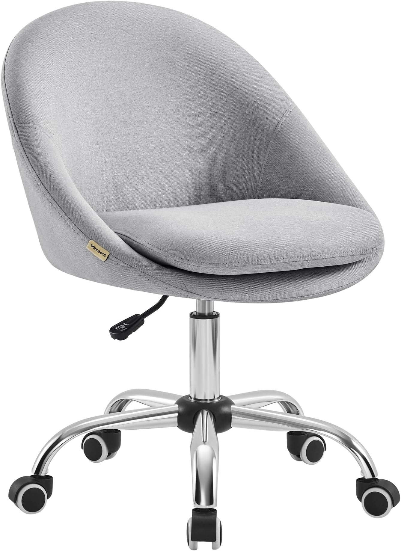 Sedia Da Ufficio Rosa E Grigio Poltrona Scrivania Girevole Regolabile 98 108 Cm 82540260