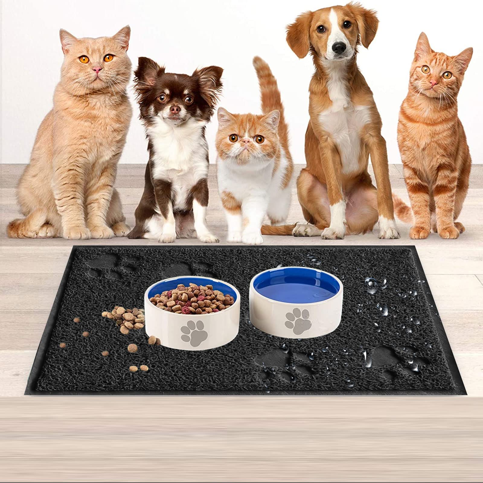 Tivray 8" Comedero Lento Para Perro Y Gato, 600 Ml Cuenco Para Mascotas, Tazón De Alimentación
