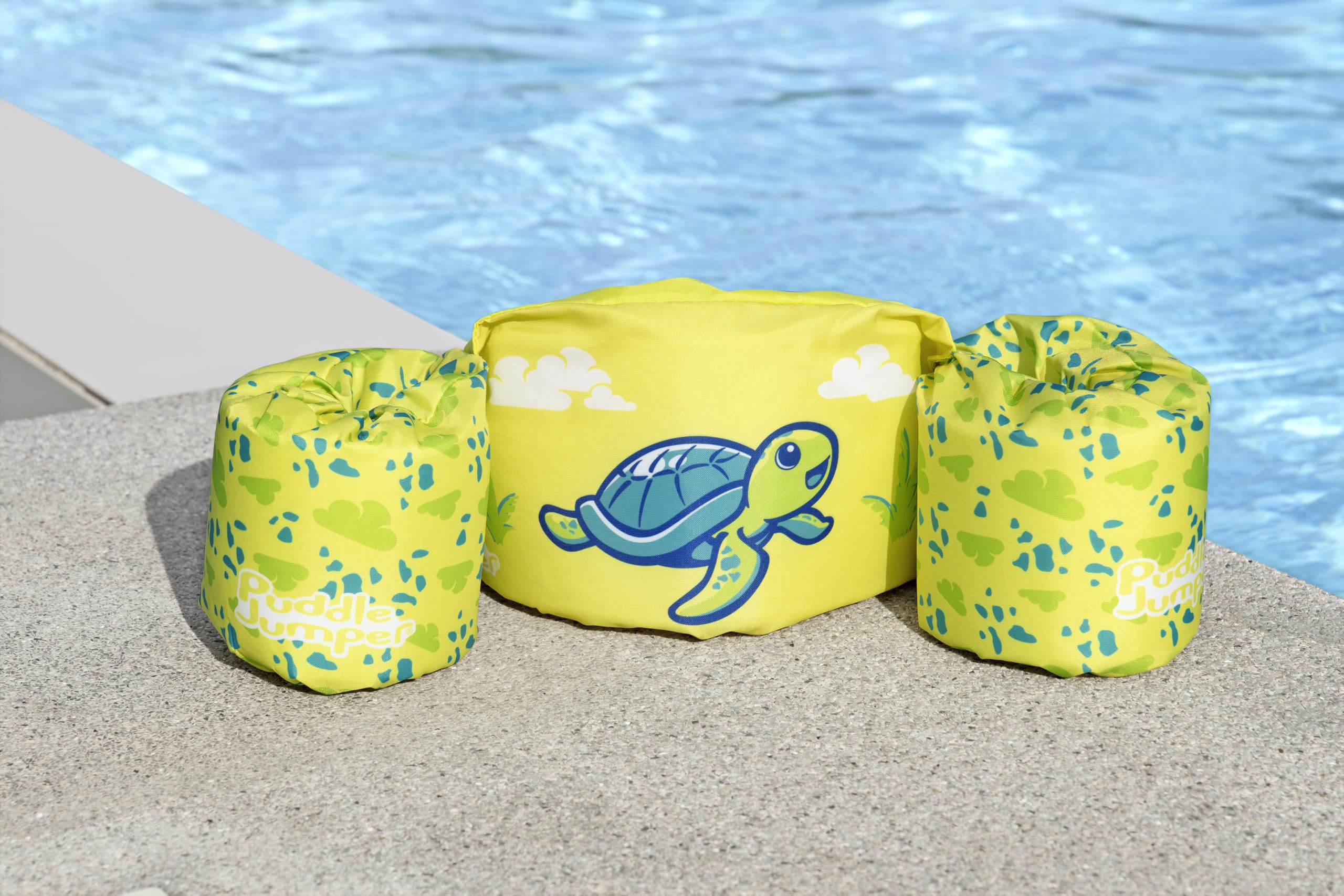 Bestway 9012T Giubbino da nuoto per bambini Puddle Jumper con braccioli, verde