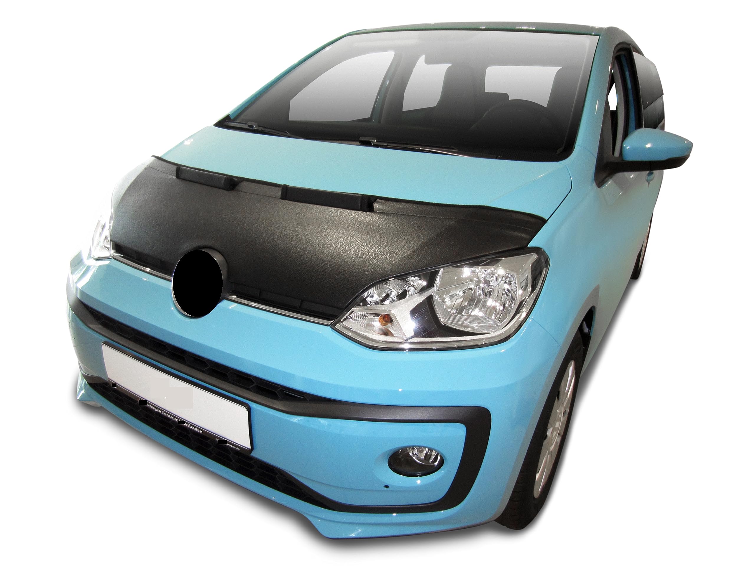 AB3-00428 Carbon Optique Bra DE Capot Compatible avec VW Volkswagen UP Depuis 2011 Protege Capot Tuning Bonnet Bra