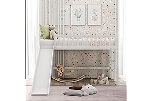 Bellemave Junior Loft Bed with Slide, Perfect for Play and Rest
