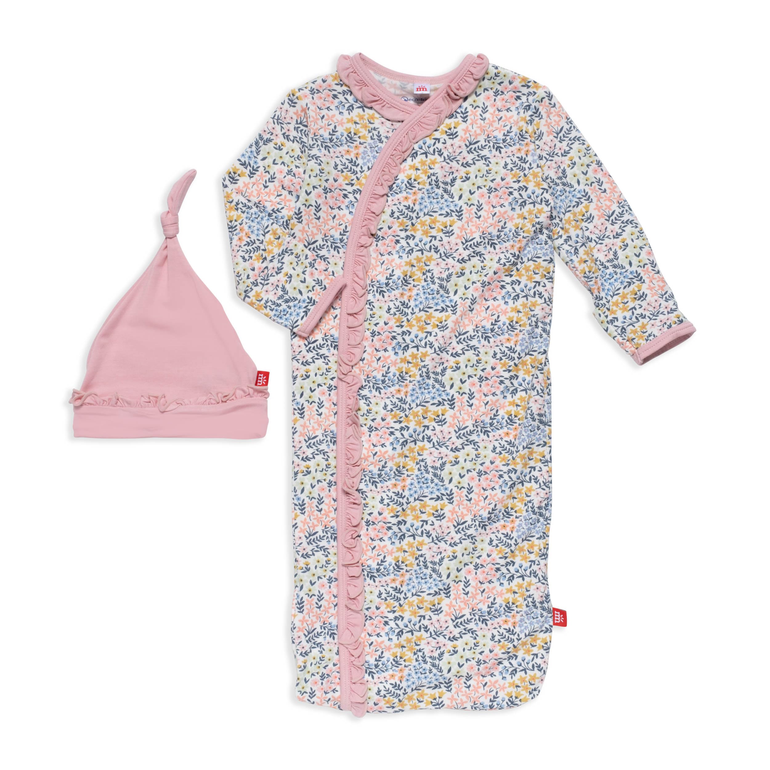 Magnetic Me Modal Newborn Sleeper Gown &amp; Hat Set