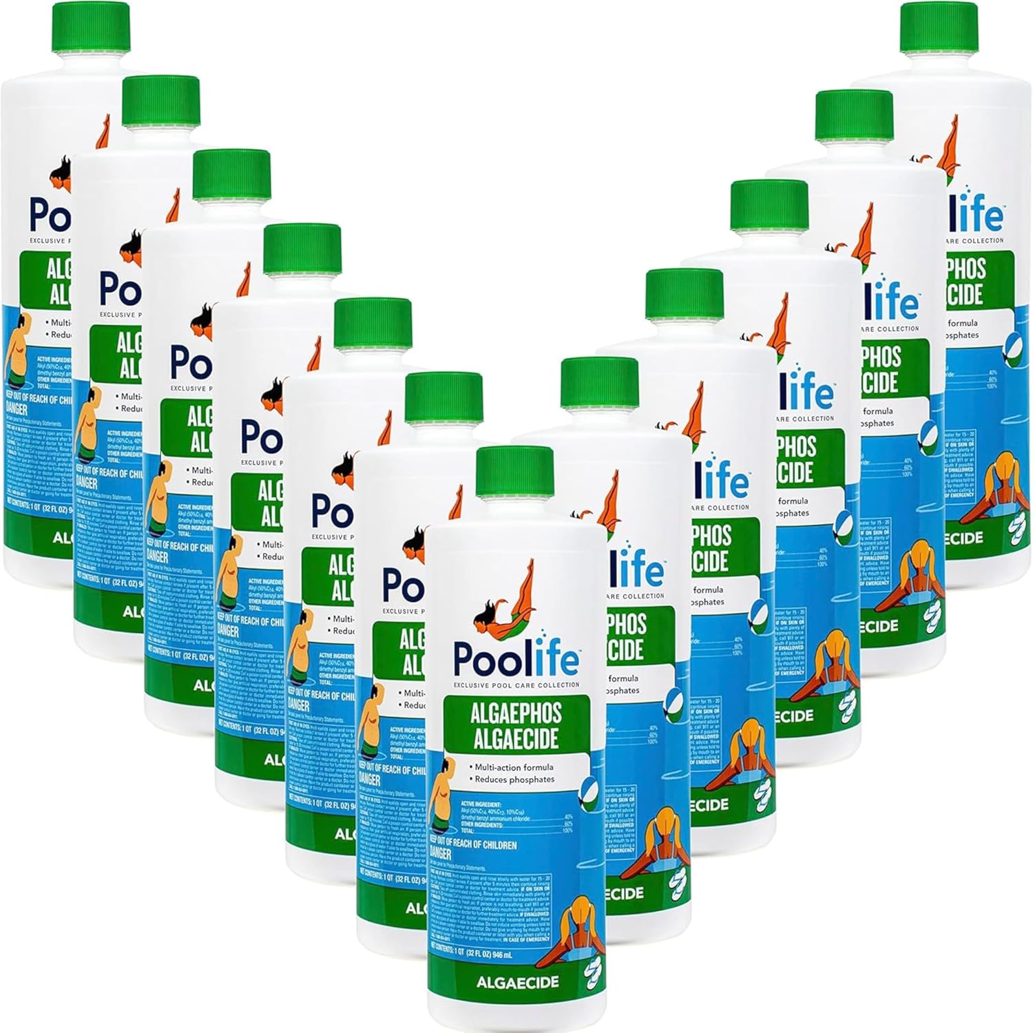 poolife AlgaePhos Algaecide (1 qt) (12)