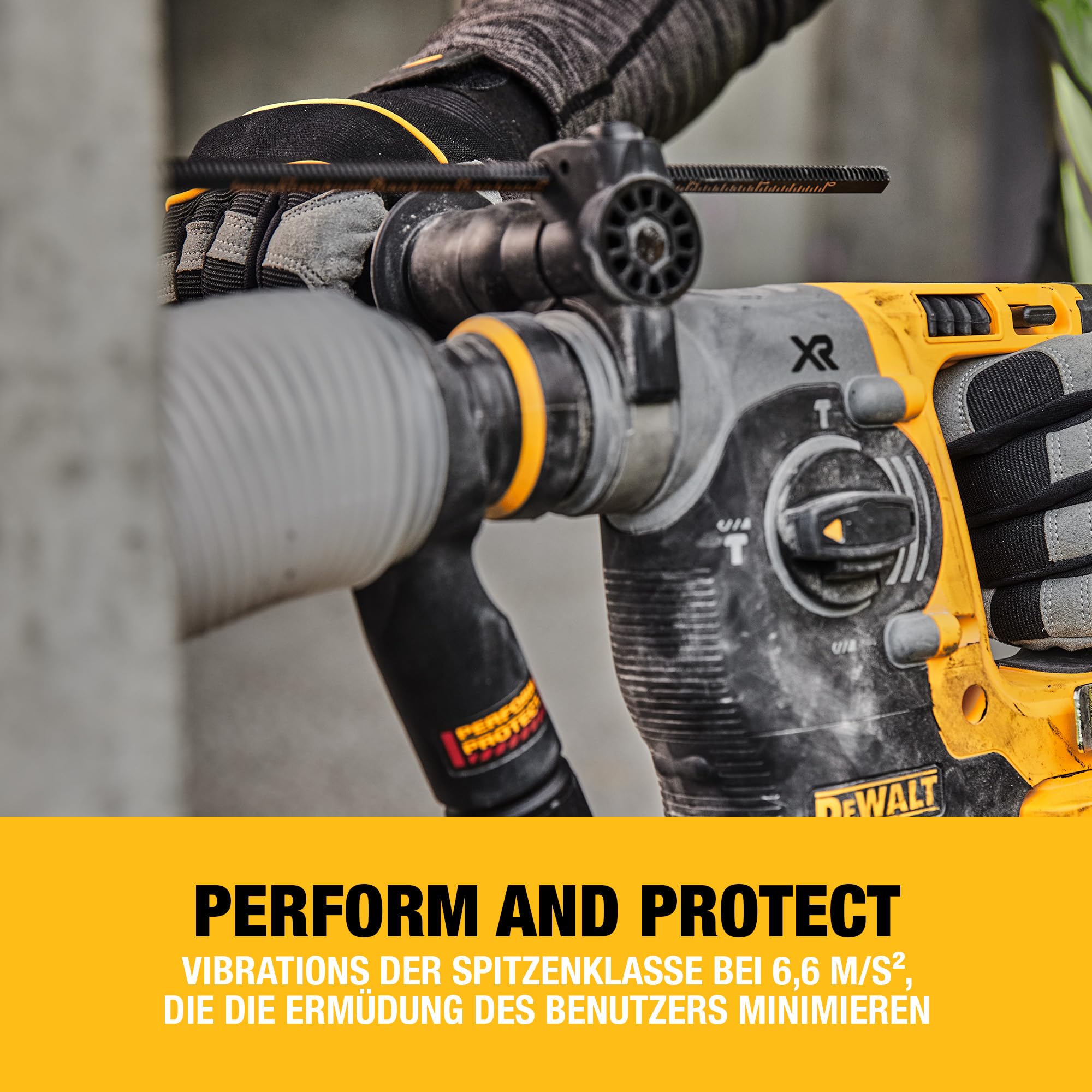 DEWALT DCH273P2T-QW SDS-plus XR Akku-Kombihammer Schlagbohrmaschine 18V bürstenlos 24mm 2x 5Ah Li-Ion Akkus Ladegerät T-STAK Box