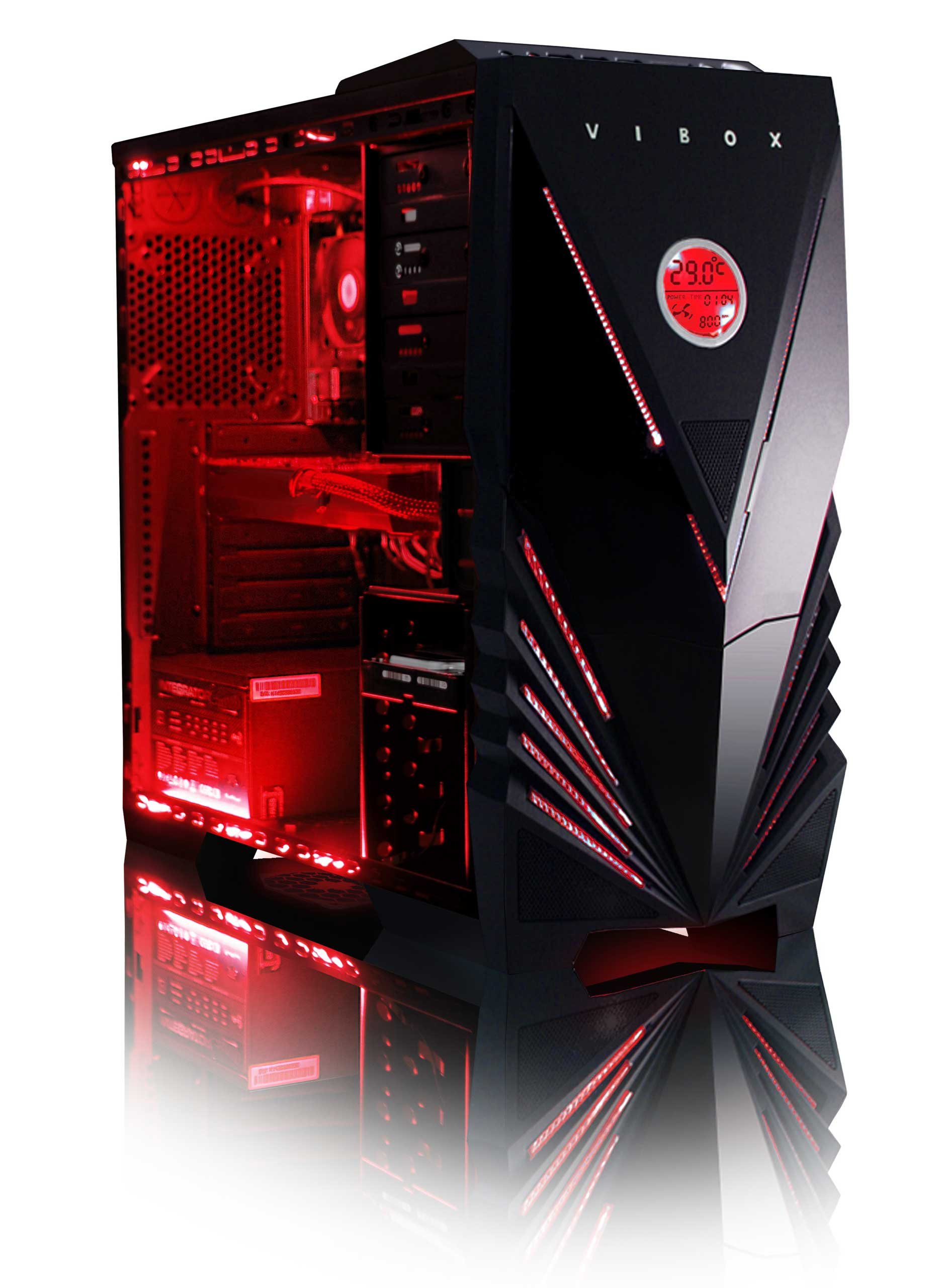 VIBOX Inferno 10 PC Gaming Computer con War Thunder Voucher di Gioco, Windows 10 OS (4,5GHz Intel i7 Quad-Core Processore, Nvidia GeForce GTX 1060 Scheda Grafica, 32GB DDR4 3000MHz RAM, 2TB HDD)