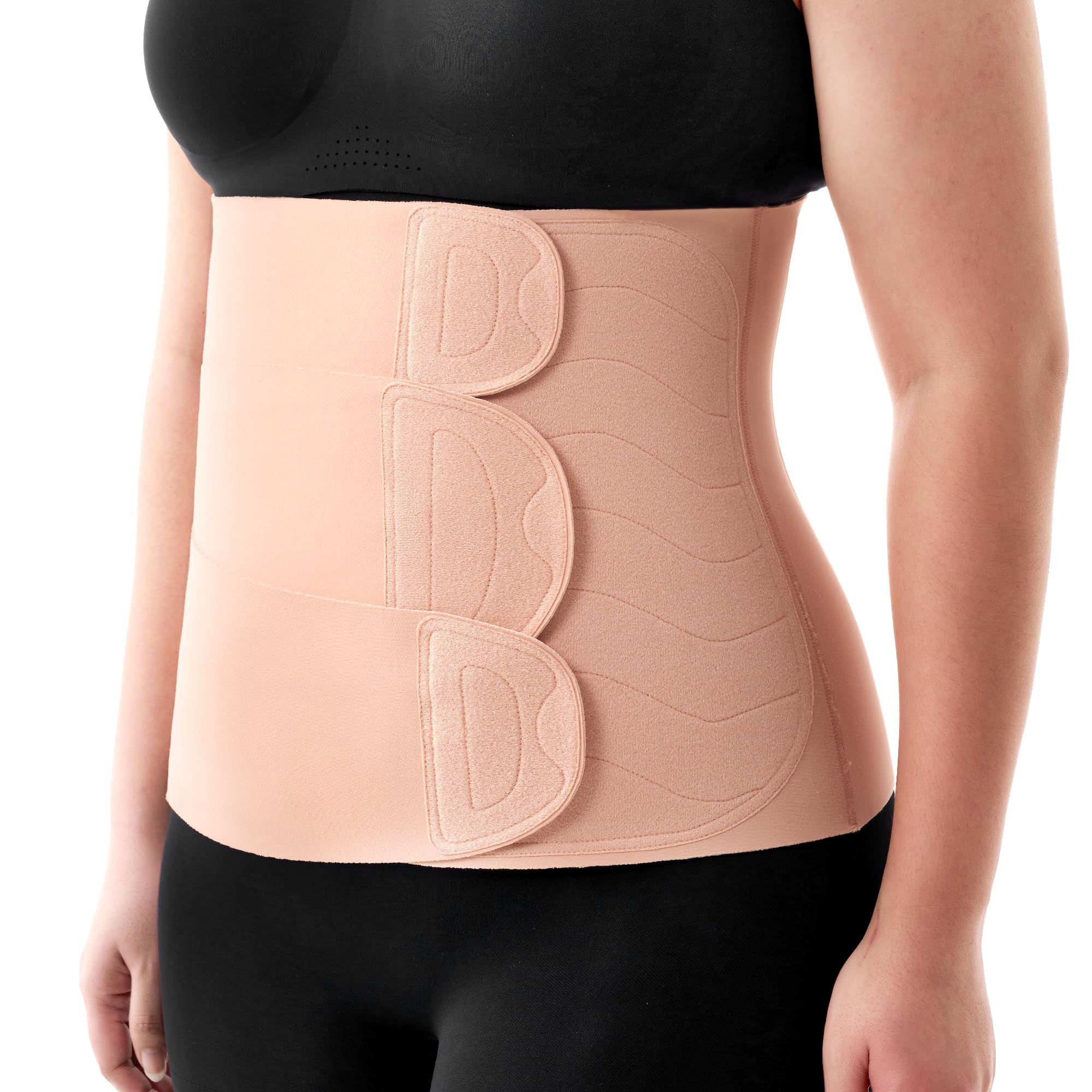 Momcozy Ergowrap pas biodrowy po porodzie, kompresja 3D i podparcie pleców do resekcji cięcia cesarskiego, bezszwowa opaska na brzuch do noszenia na co dzień i do uprawiania sportu, niewidoczna