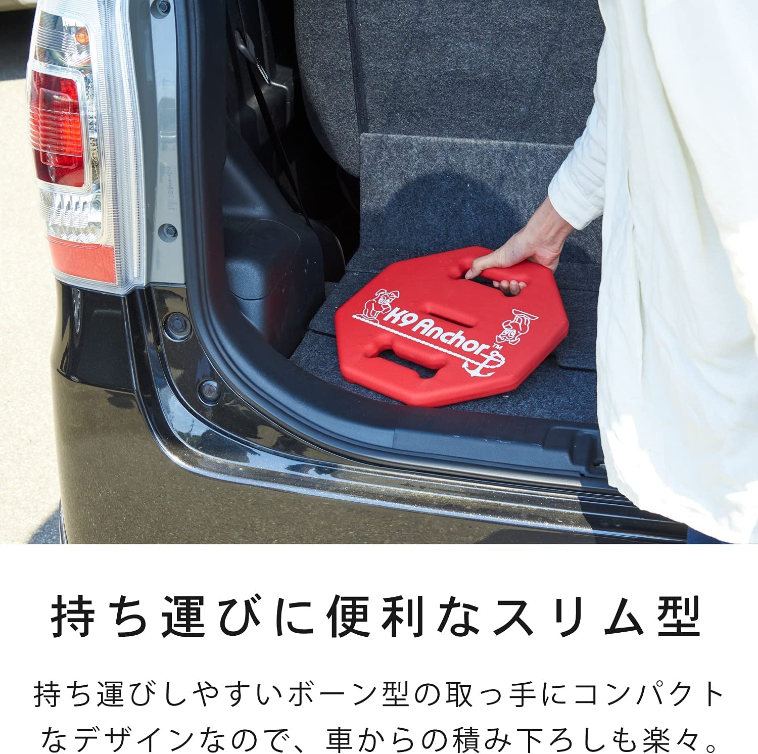 Amazon.co.jp: 【OFT】 K9アンカー本体＋90cmワイヤー 係留 おもり 9kg
