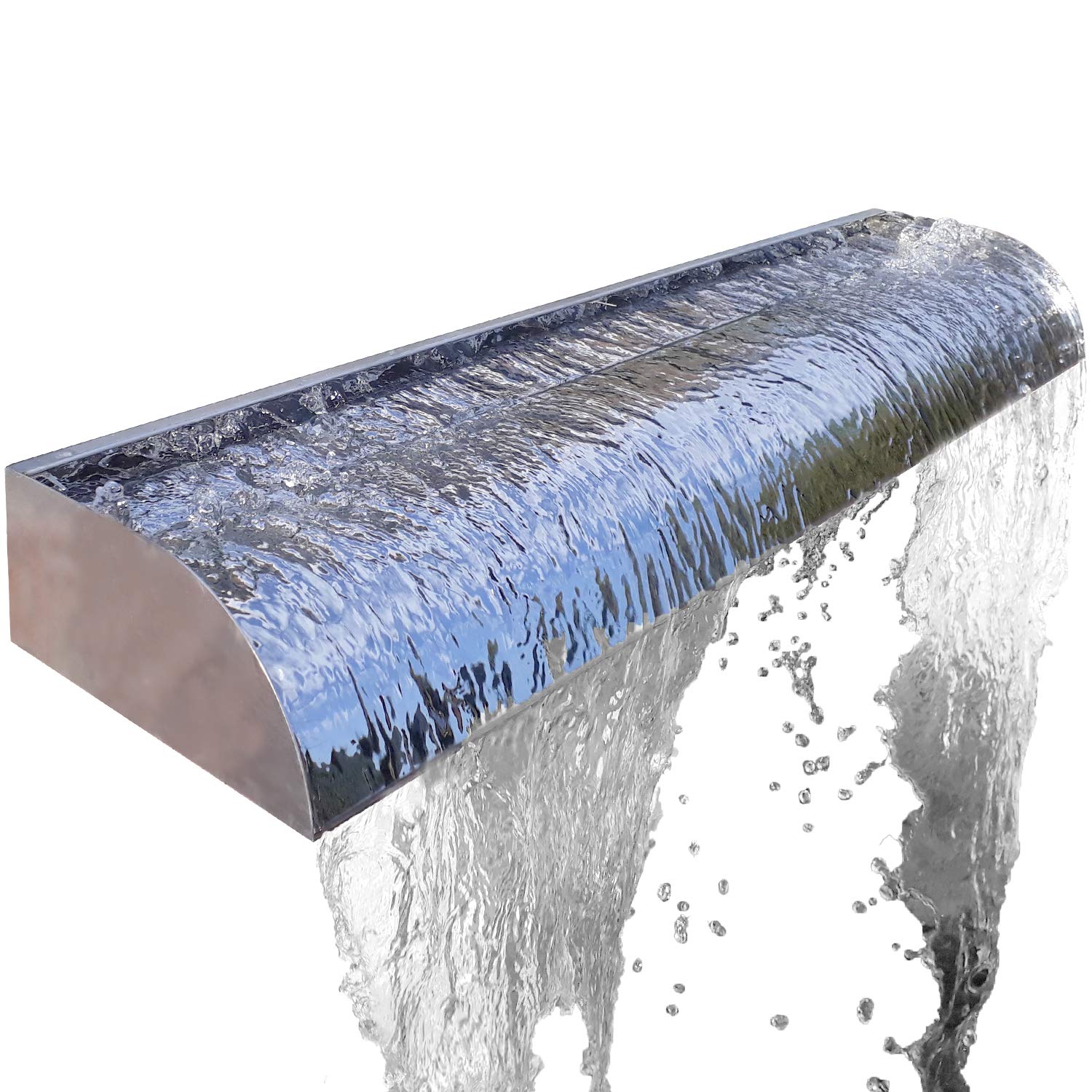Köhko Cascata Victoria 30 cm in Acciaio Inox Lucido aquafall