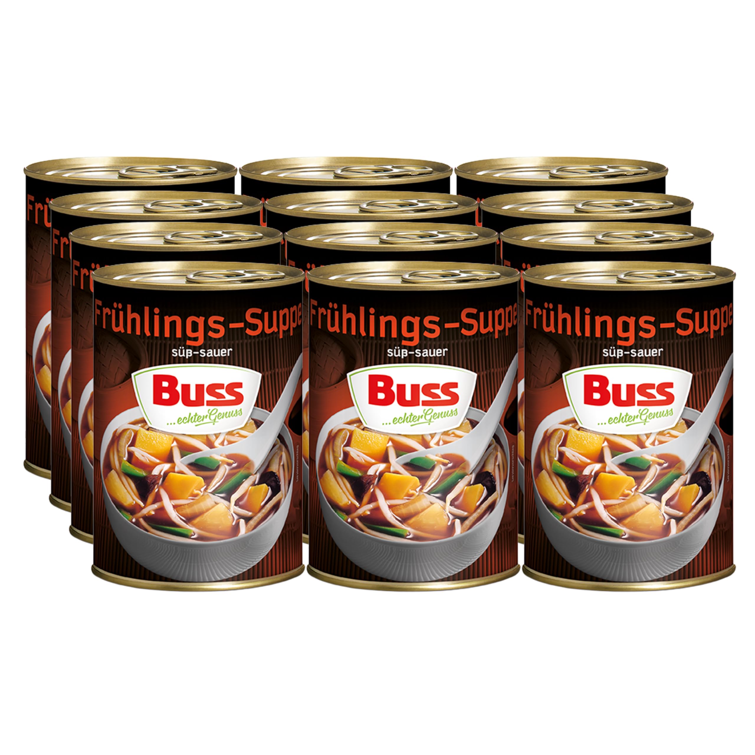Buss Asia Suppen - Gemüsesuppe nach chinesischer Art, 12 x 400g