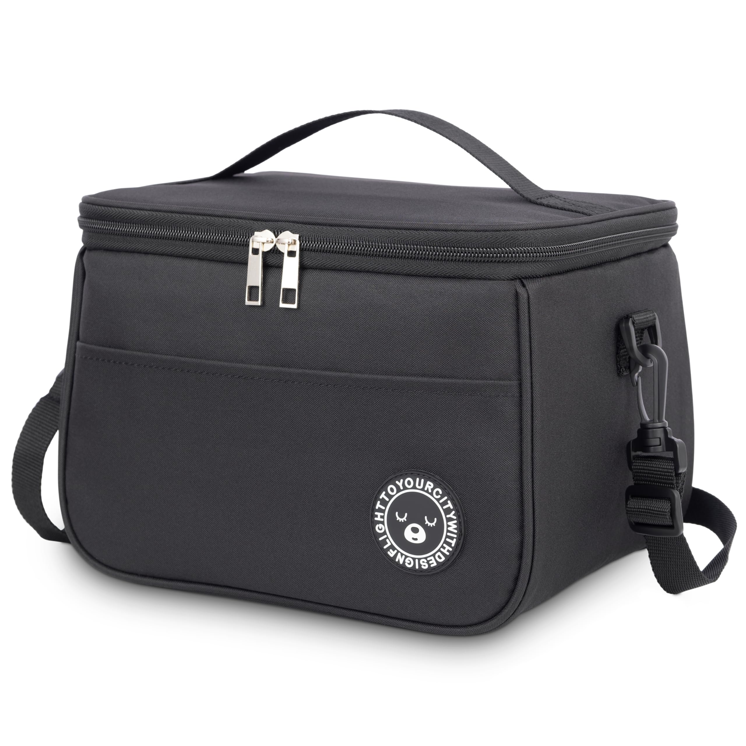 BALIGO Bolsa Termica Porta Alimentos 9L, [ Forro Resistente a Las Fugas ] Bolsa Nevera Portatil, Bolsa Comida Trabajo, Bolsa Isotermica Porta Alimentos, Lunch Bag Oficina Viaje Picnic