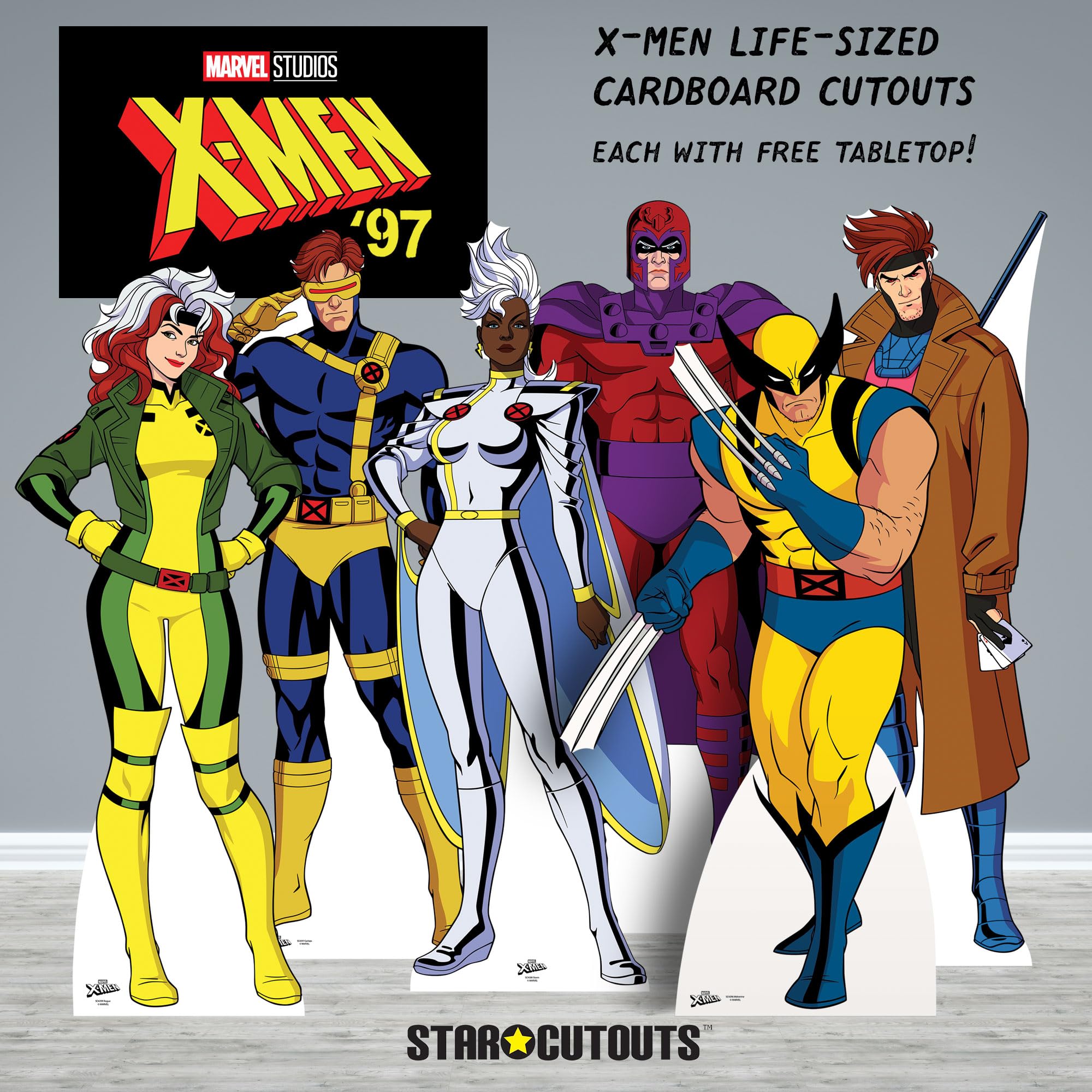 Star Cutouts SC4299: Marvel Legends - Rogue X-Men '97 Cardboard