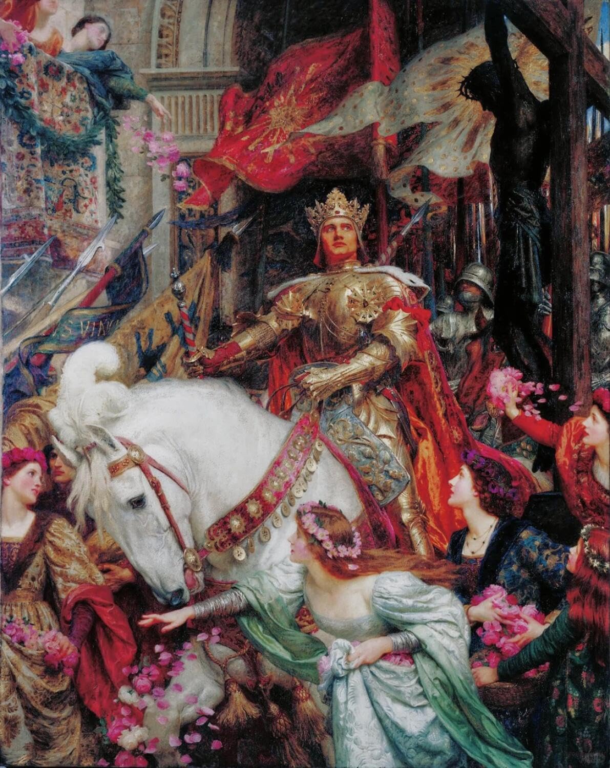 Rqwybcaxn Bead Embroidery Kits Famous Oil Painting 40x50cm