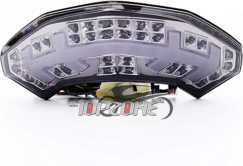 Miniatura 5 de TOPZONE Luz trasera de freno LED luz trasera +señal de giro integrada para Ducati 2010-2014 MULTISTRADA 1200 y 1200 ABS 1200S GT y 1200 S ABS