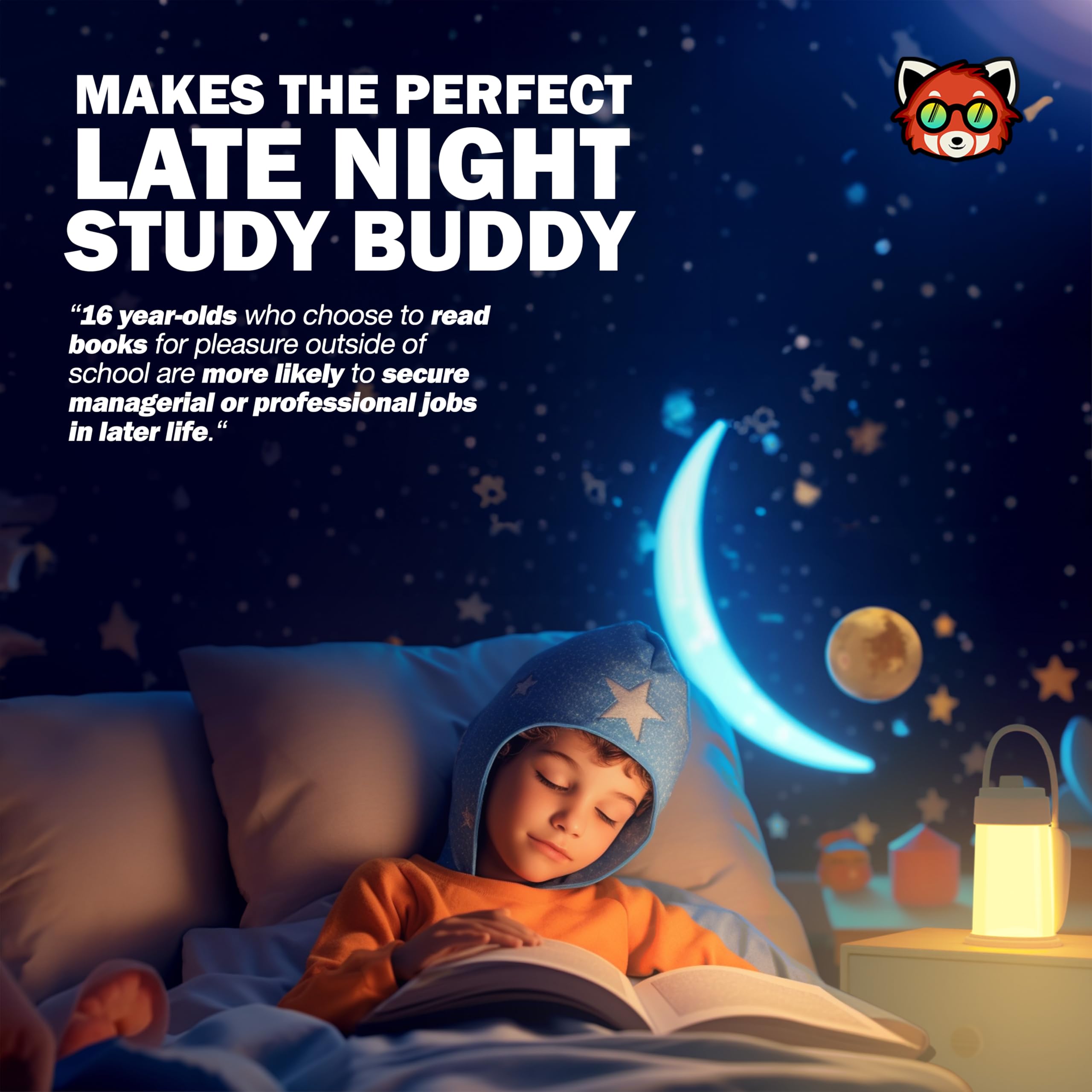 Lanterna per bambini, lampada notturna per attrezzatura da campeggio, luce da lettura per bambini, luce notturna da campeggio per bambini, lampada da scrivania a LED per studenti, batteria