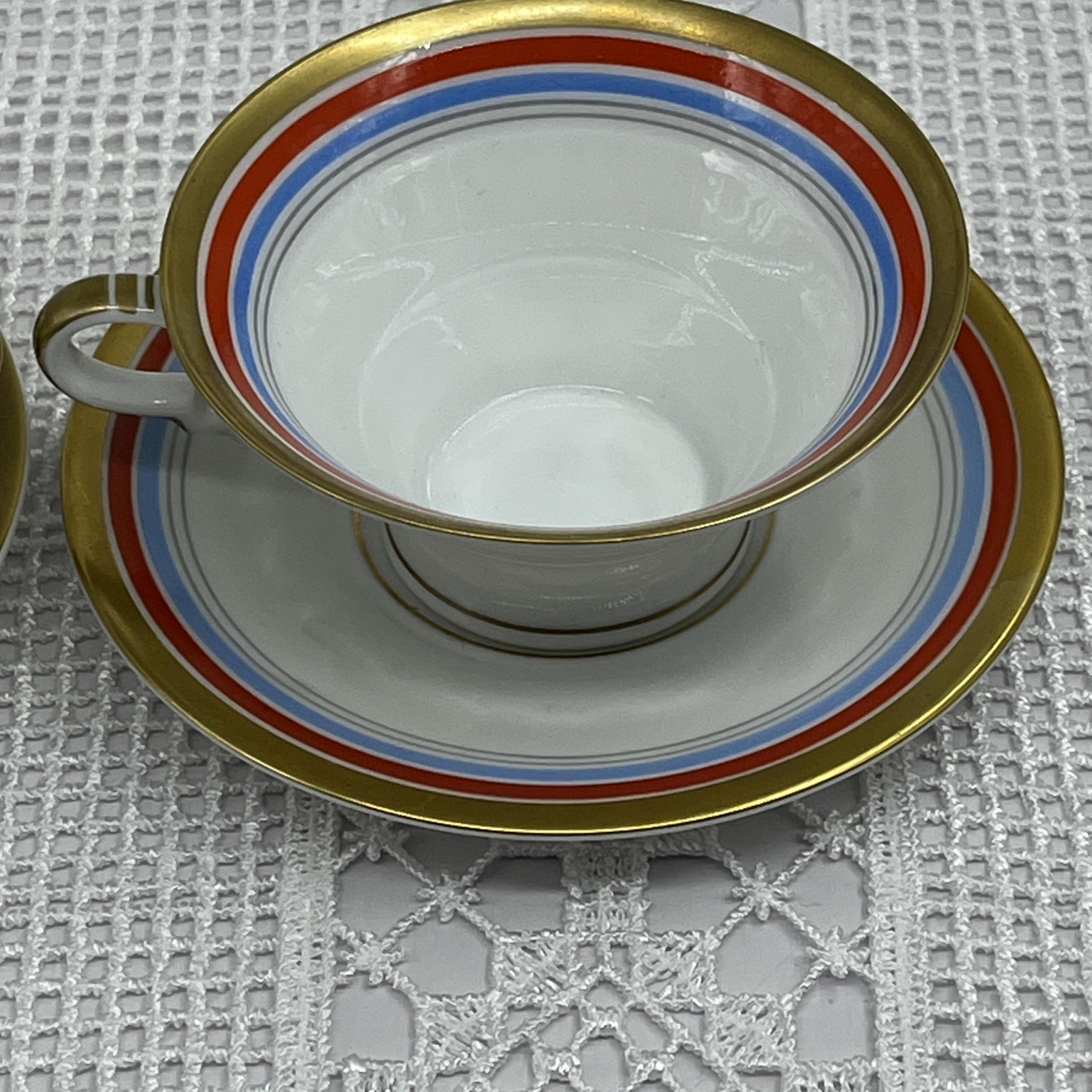 Bavaria Madeleine - Set di 2 tazzine da caffè in porcellana, da collezione