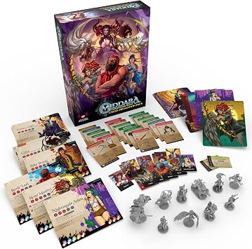 Middara Cross-Promotion Pack - Expansion, 10 New Plastic Miniatures & Cards, Character Alts, RPG Upgrade Components, Dungeon Crawler Roleplaying Game