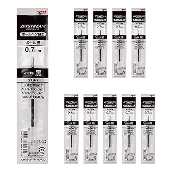三菱鉛筆 替芯 ジェットストリーム0.7 SXR600-07　【黒20本】 三菱鉛筆】三菱鉛筆 ジェットストリーム替芯 SXR-600-07の通販