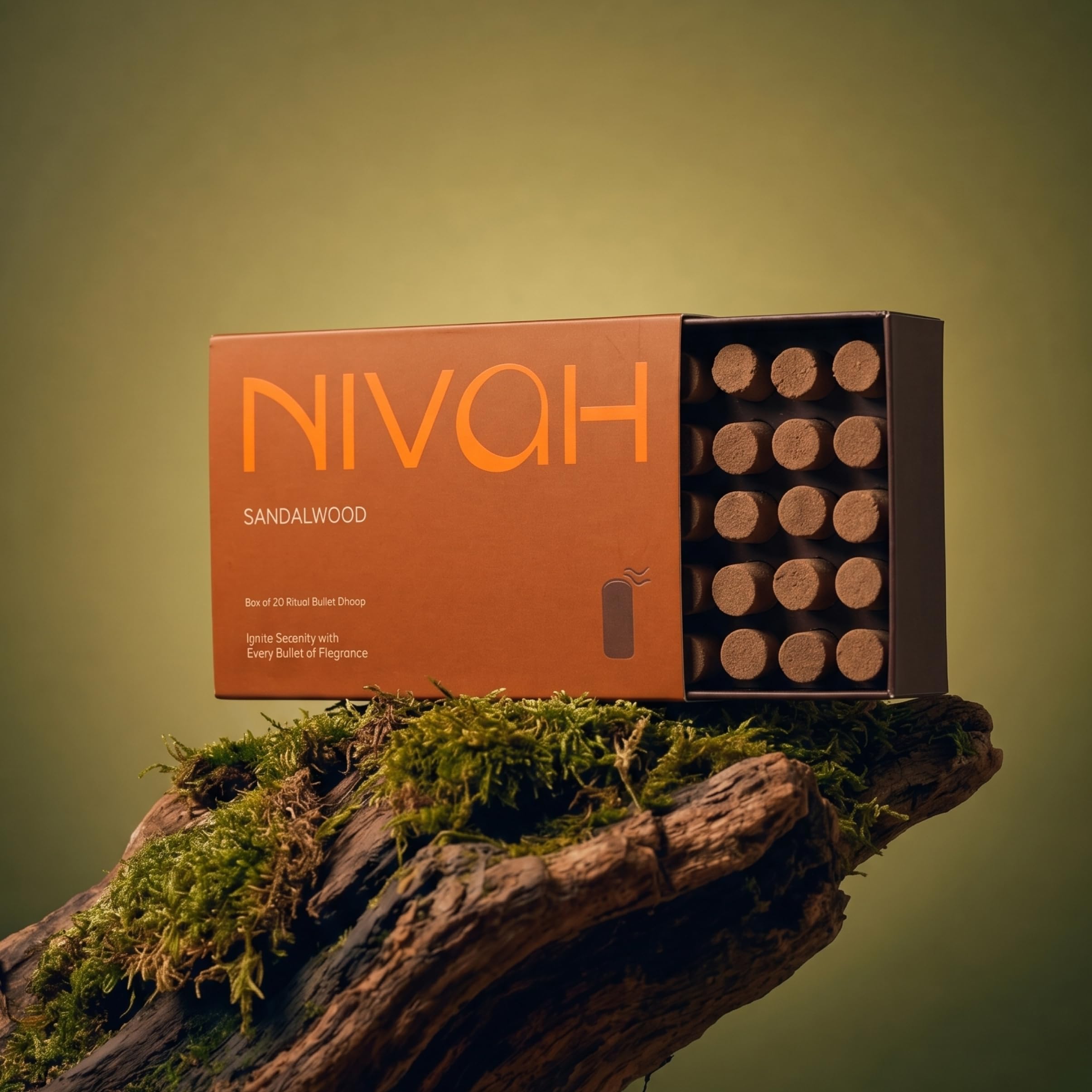 Nivah Sandalwood Dhoop Bullets | 20 Pcs with Clay Cup | Natural Wood Bark Powder | Slow Burning Aromatic Dhoop for Temple Pooja Meditation-picture-30