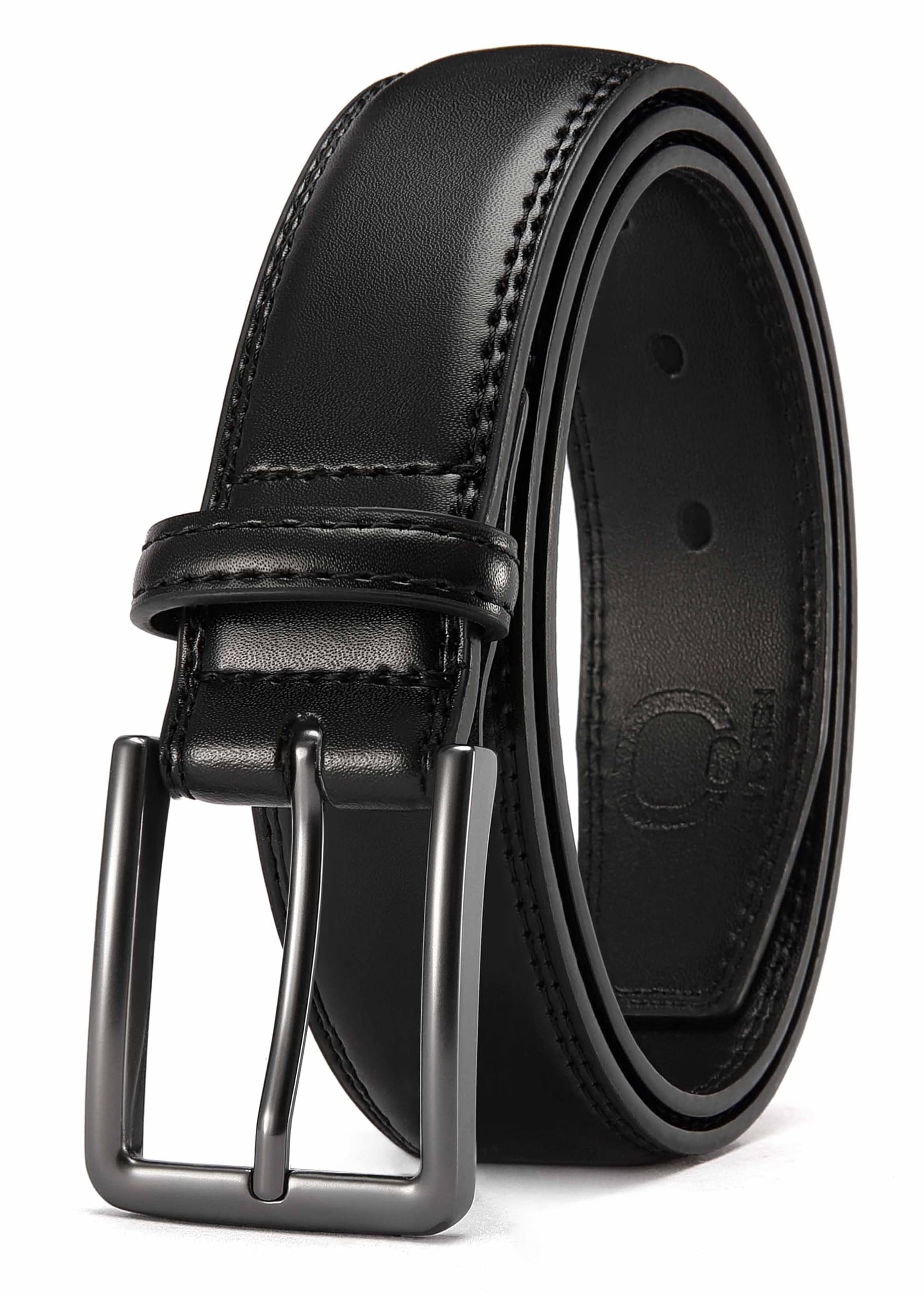 Men's Leather Belt - 1 3/8" Dress Belt for Business & Casual Wear