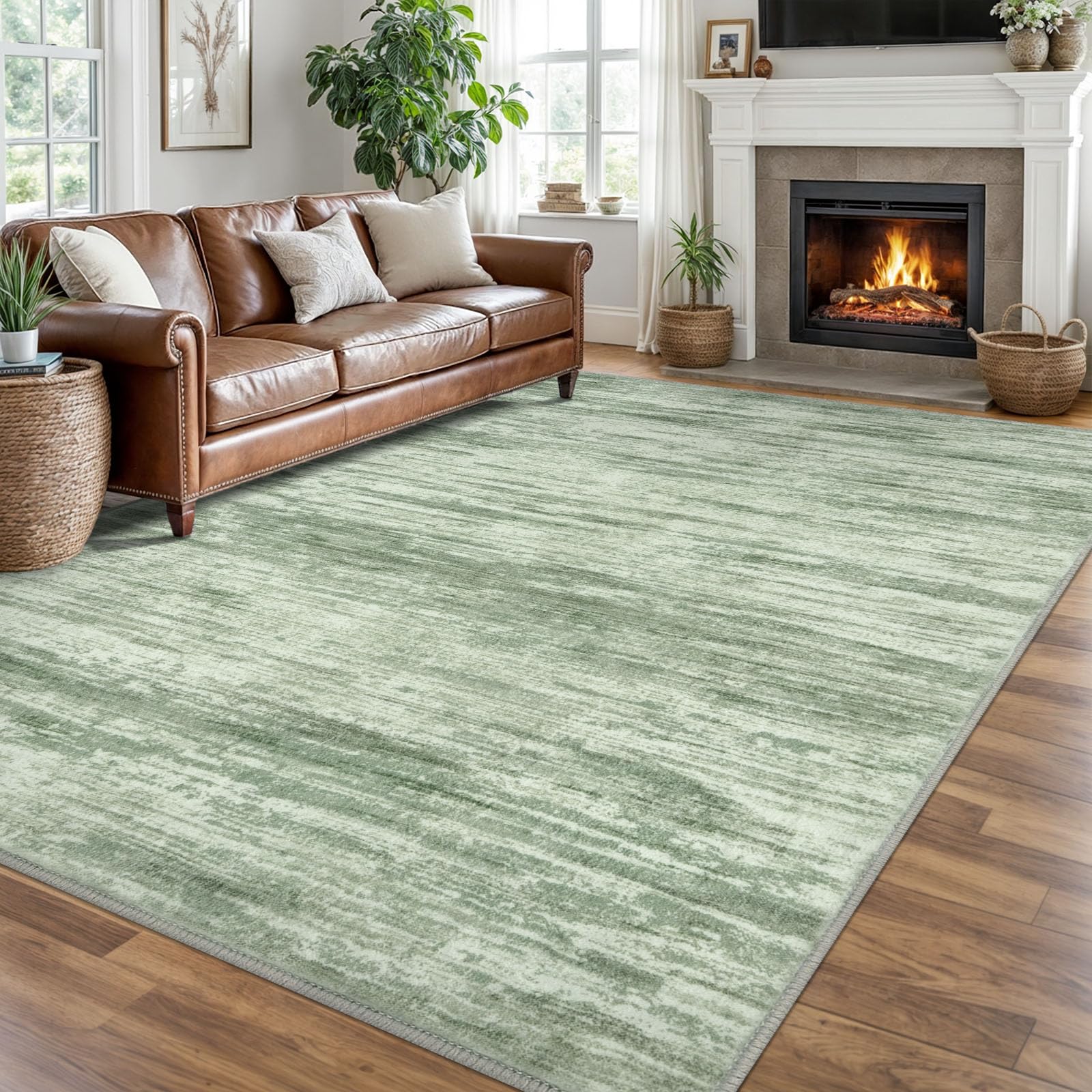 Photo 1 of SIILOOM 8x10 Washable Area Rug