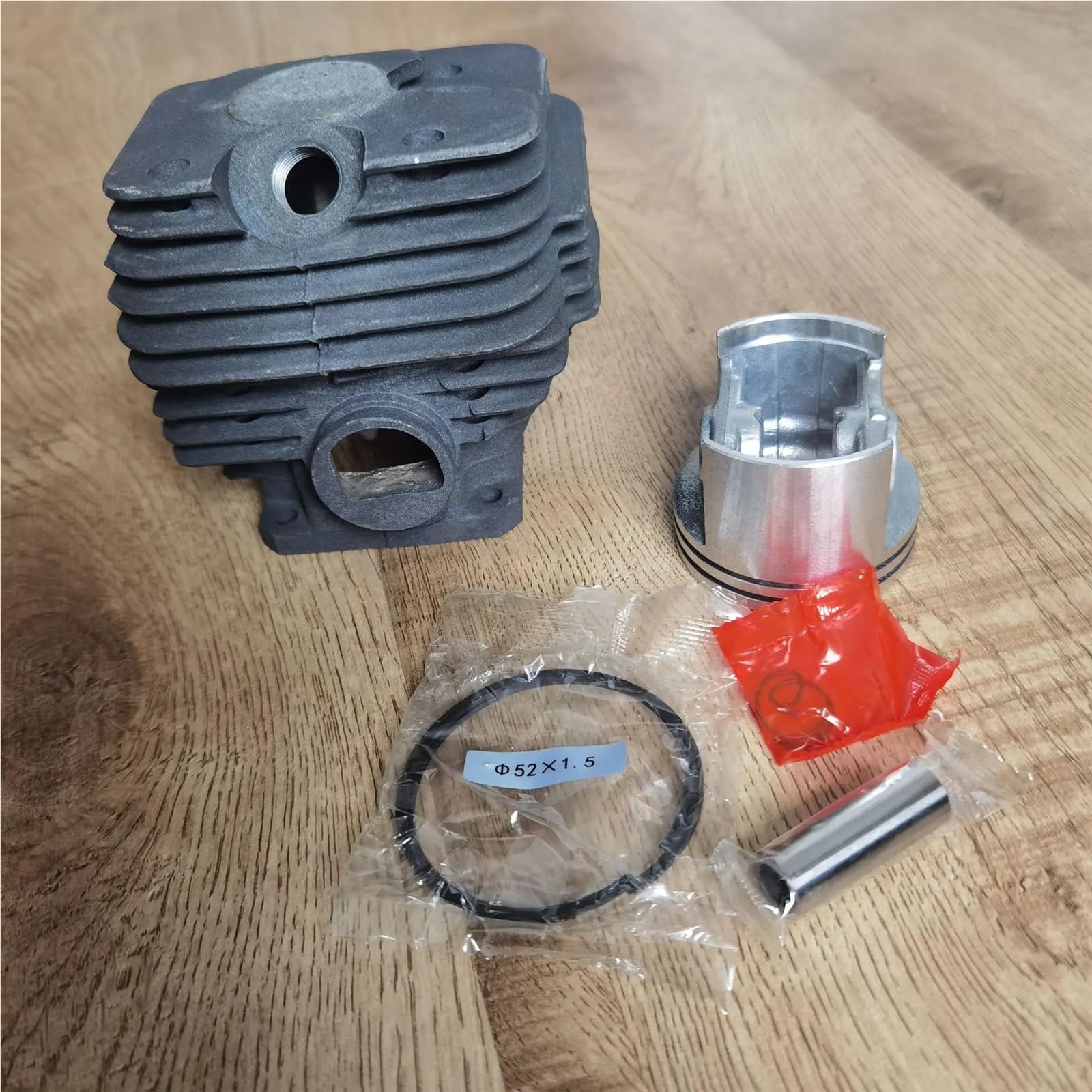 DUNLAP Zespół tłoka cylindra do części zamiennych do pił łańcuchowych MS381 pokrytych Nikasilem 52MM