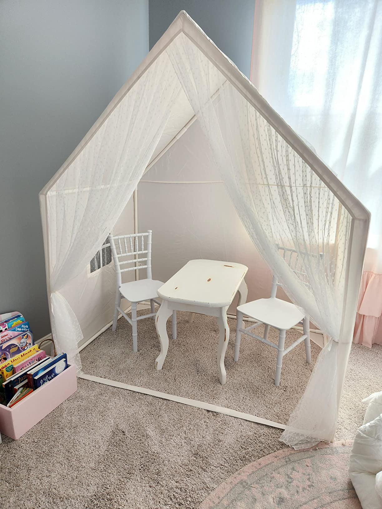 11/mo Finance Tiny Land Kids Tent, Large Play Tent for Kids Aged 1