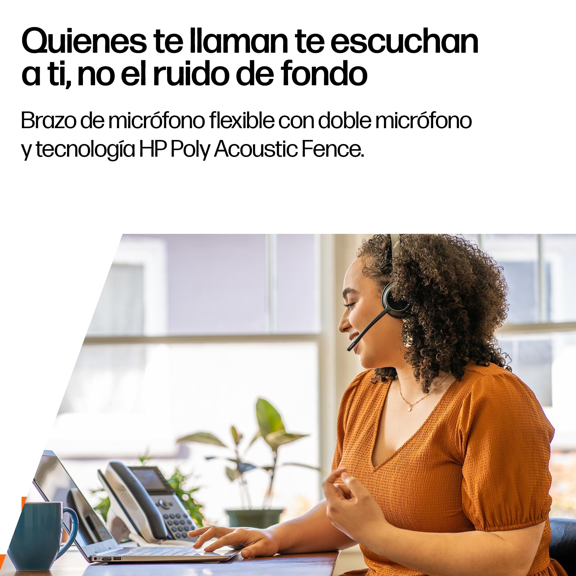 Auriculares inalámbricos Poly Voyager 4320 UC - Audífonos estéreo con micrófono de brazo con cancelación de ruido - Conexión Bluetooth a PC/teléfono móvil - Funciona: Teams (certificado), Zoom y más