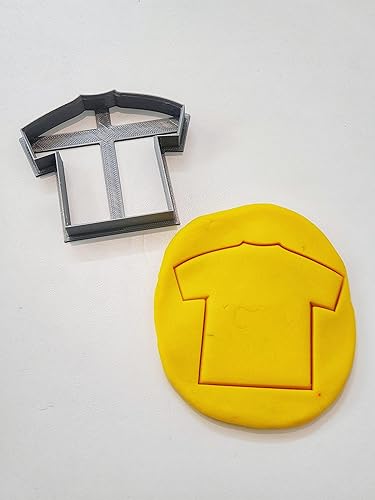 Miniatura 3 de T3D - Juego de 3 cortadores de galletas de fútbol, pelota, zapatos y camiseta de fútbol, adecuado para pasteles, galletas y fondant, molde para