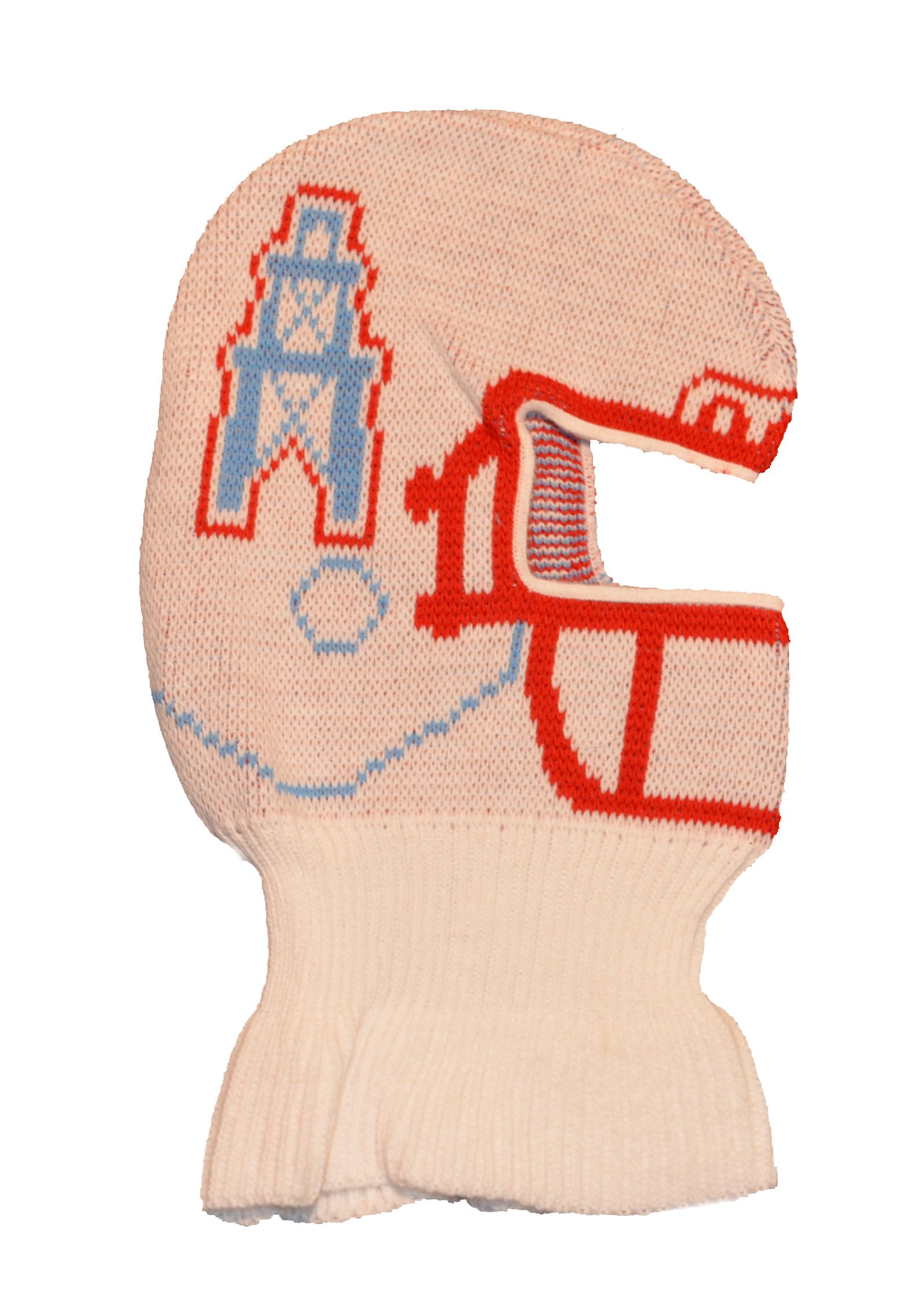 Reebok Helmet Ski Mask Big Logo Skull Cap - NFL Cuffless Knit Beanie Hat